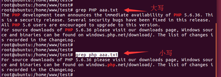 grep 搜索 grep 文件中搜索单词