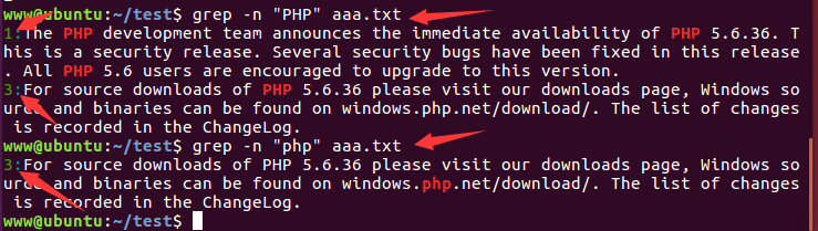 grep 输出匹配行数 grep 输出匹配行数